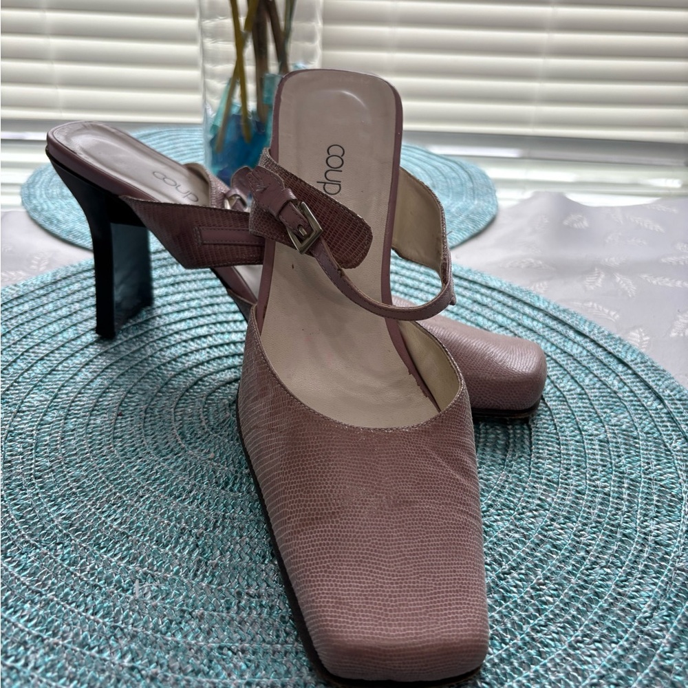 Coup D’etat Mary Jane Heeled Mules